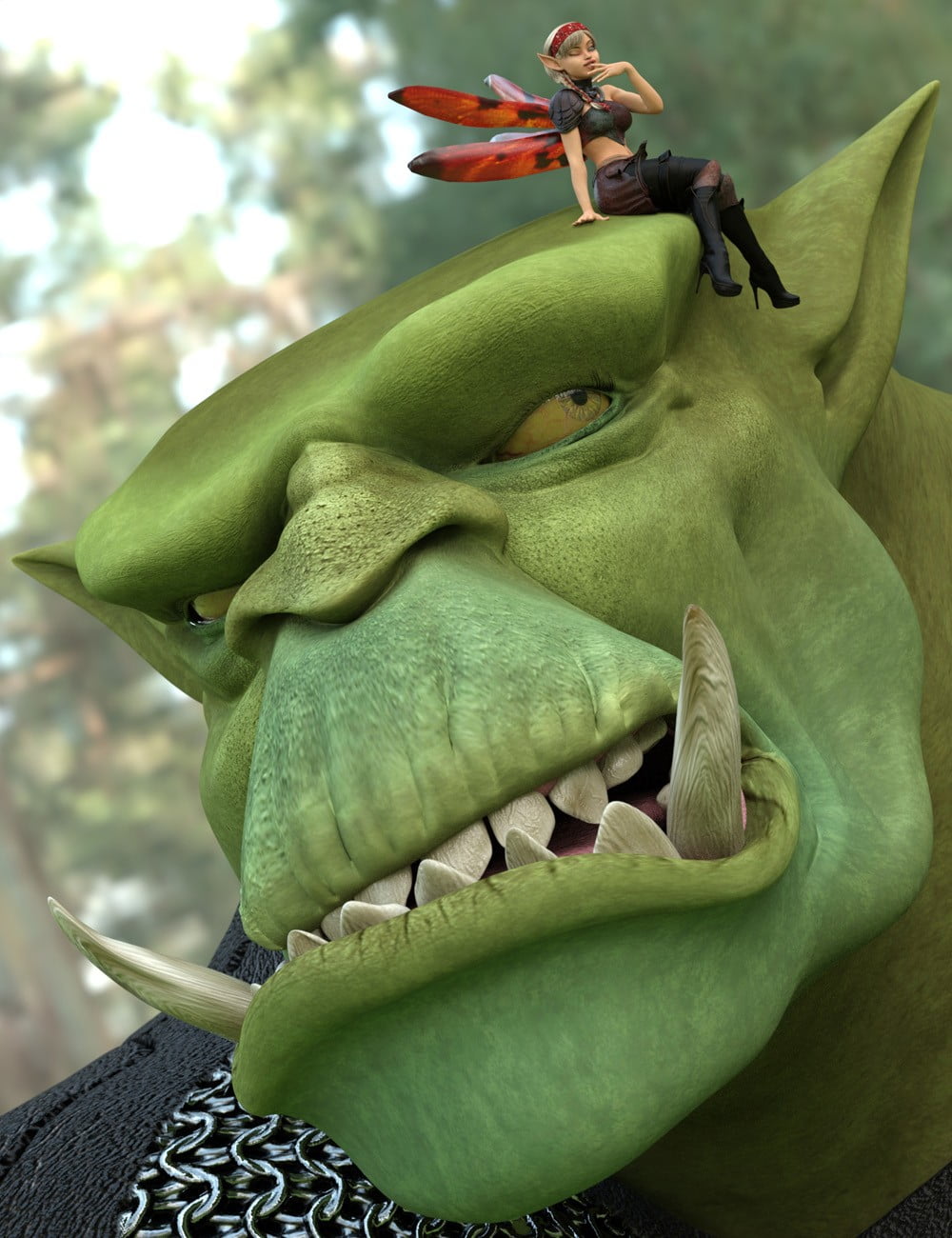 Cave Ogre for Genesis 3 Male