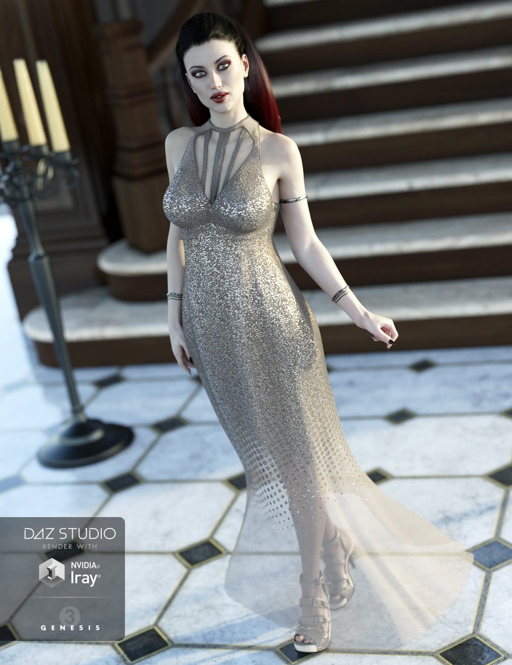 The Maxi Dress for Genesis 3 Female(s)