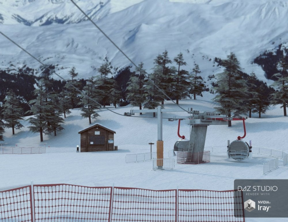French Ski Resort