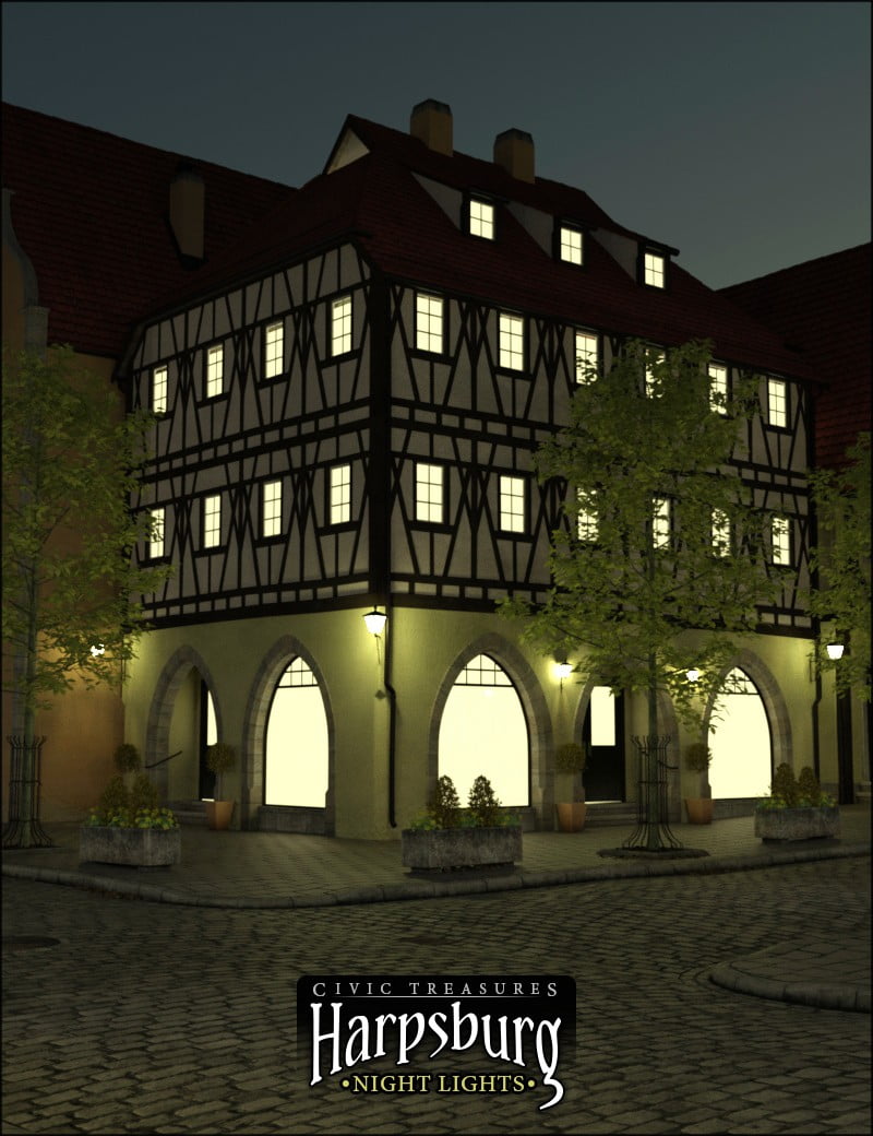 Harpsburg Night Lights for Iray