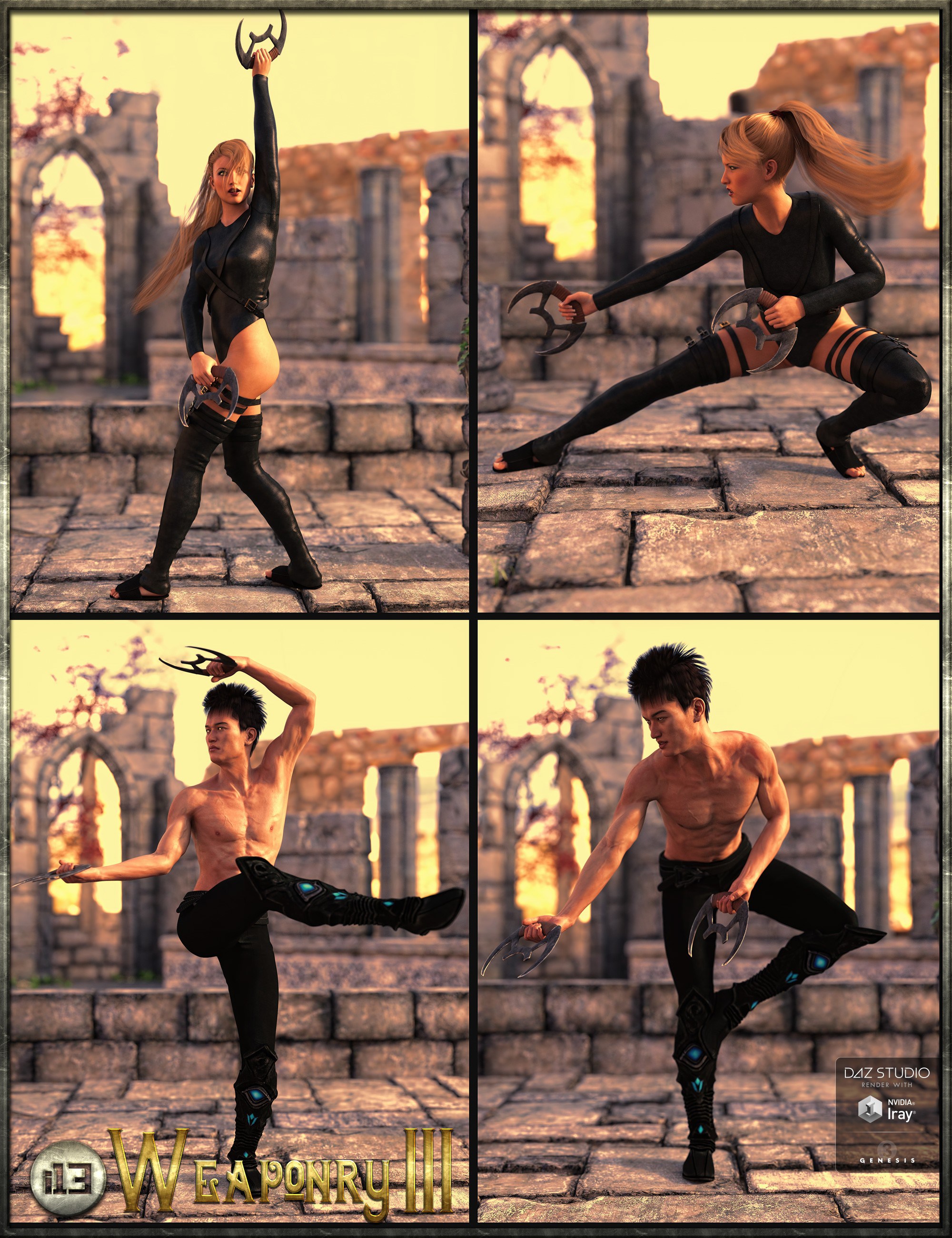 i13 Weaponry 3 and Poses