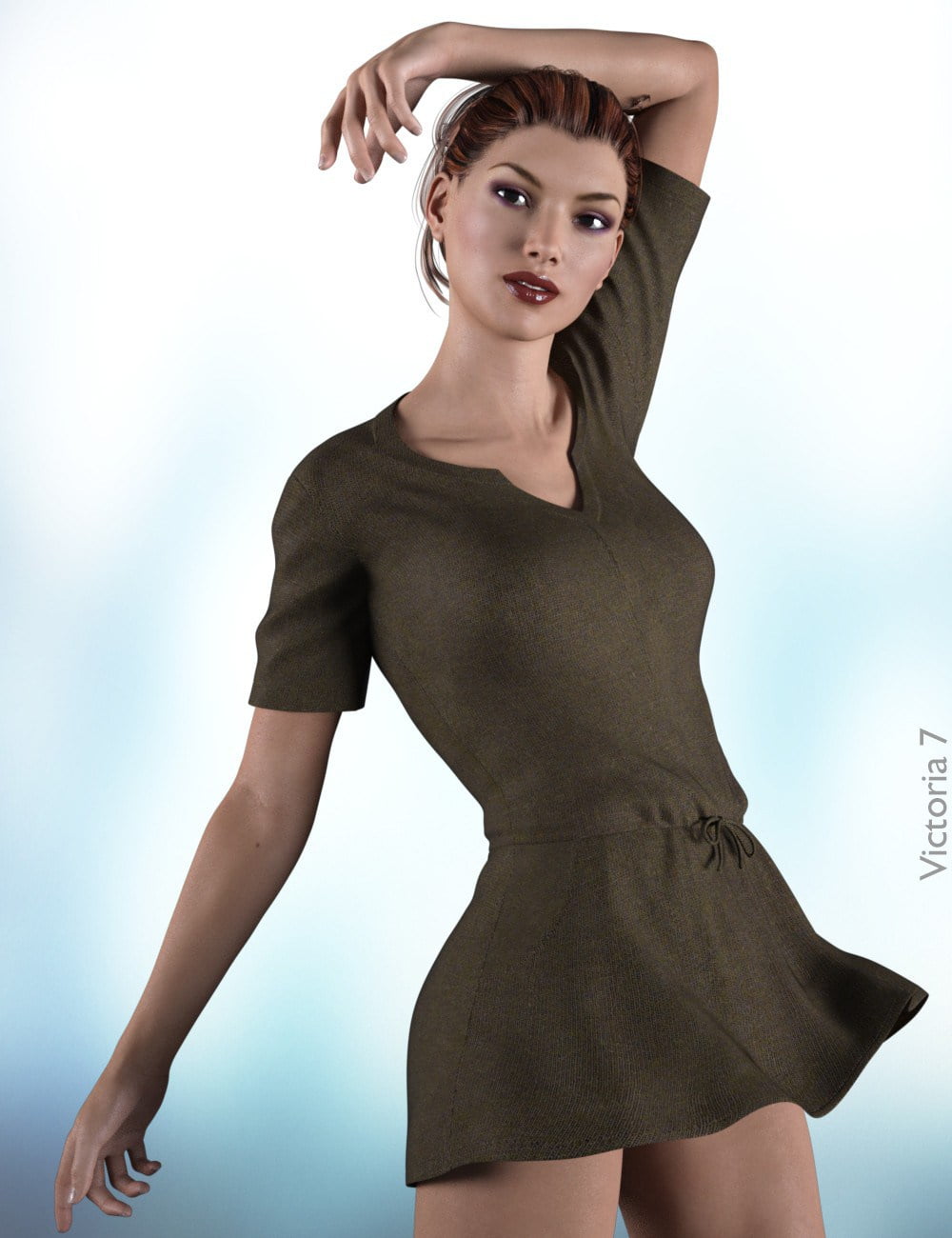 Loose Sweater Dress for Genesis 3 Female(s)