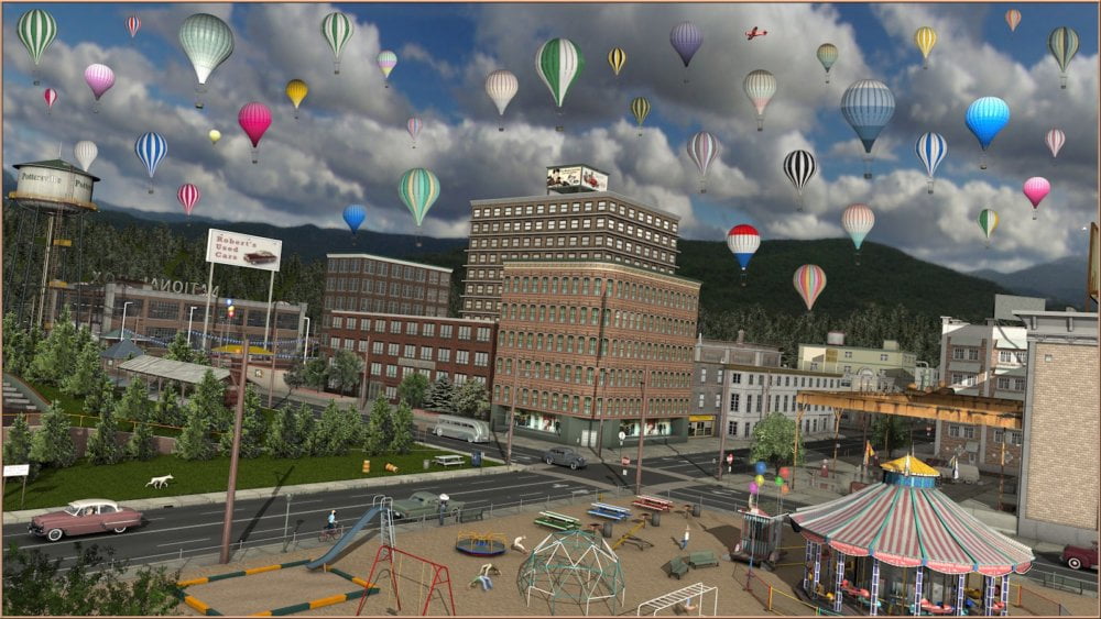 Movie Sets: Hot Air Balloon