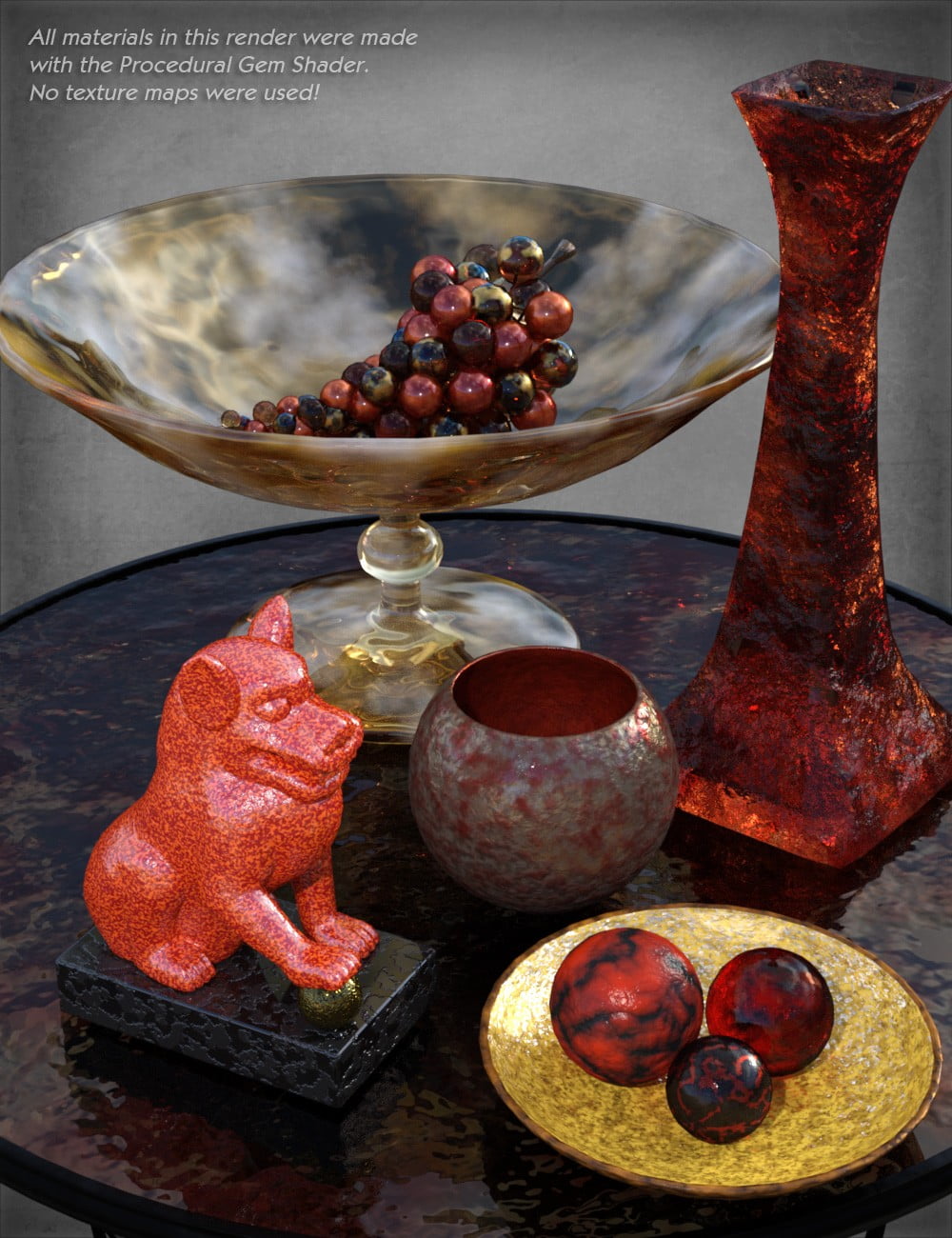 Procedural Gem Shader for Iray