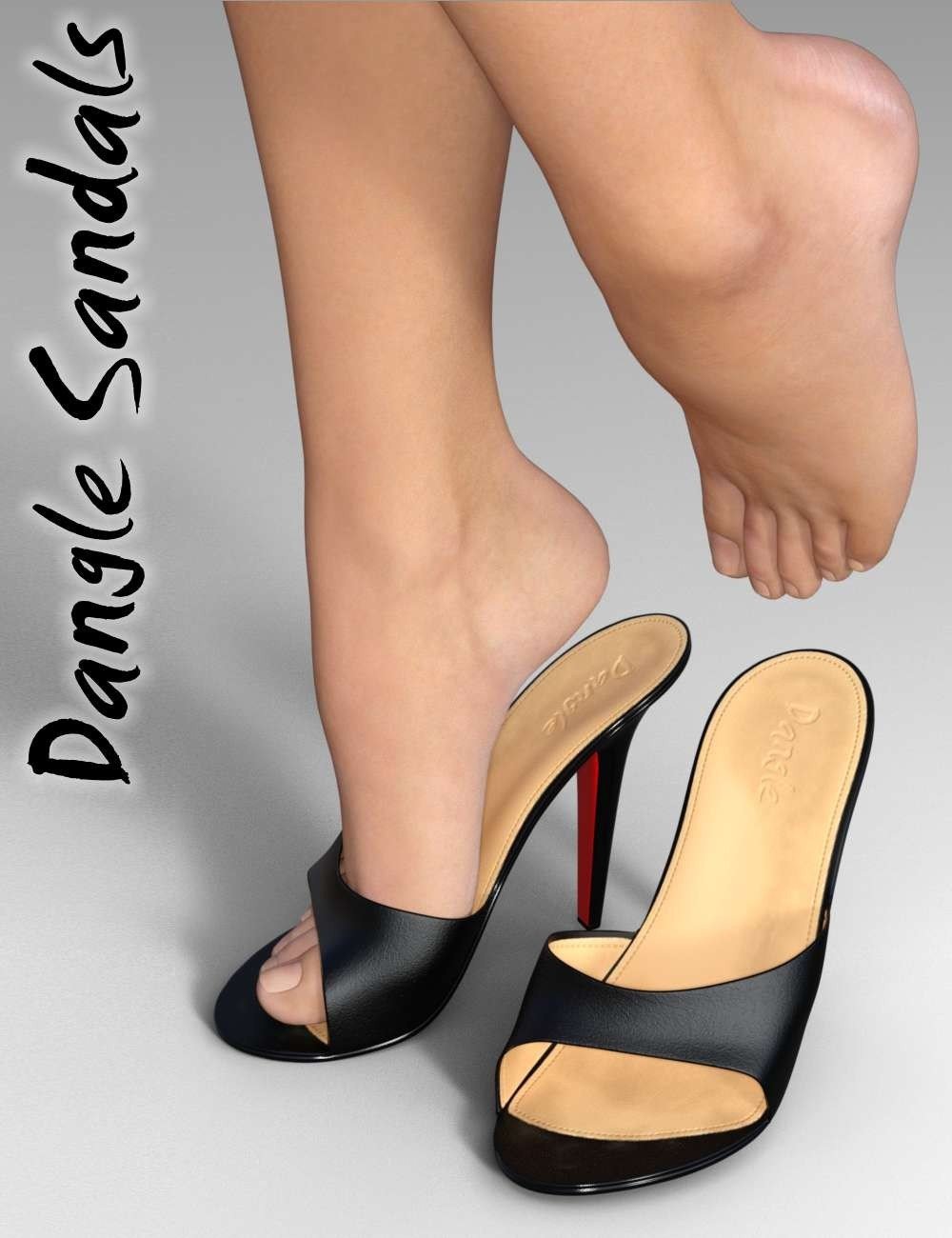 Dangle Sandals for Genesis 3 Female(s)