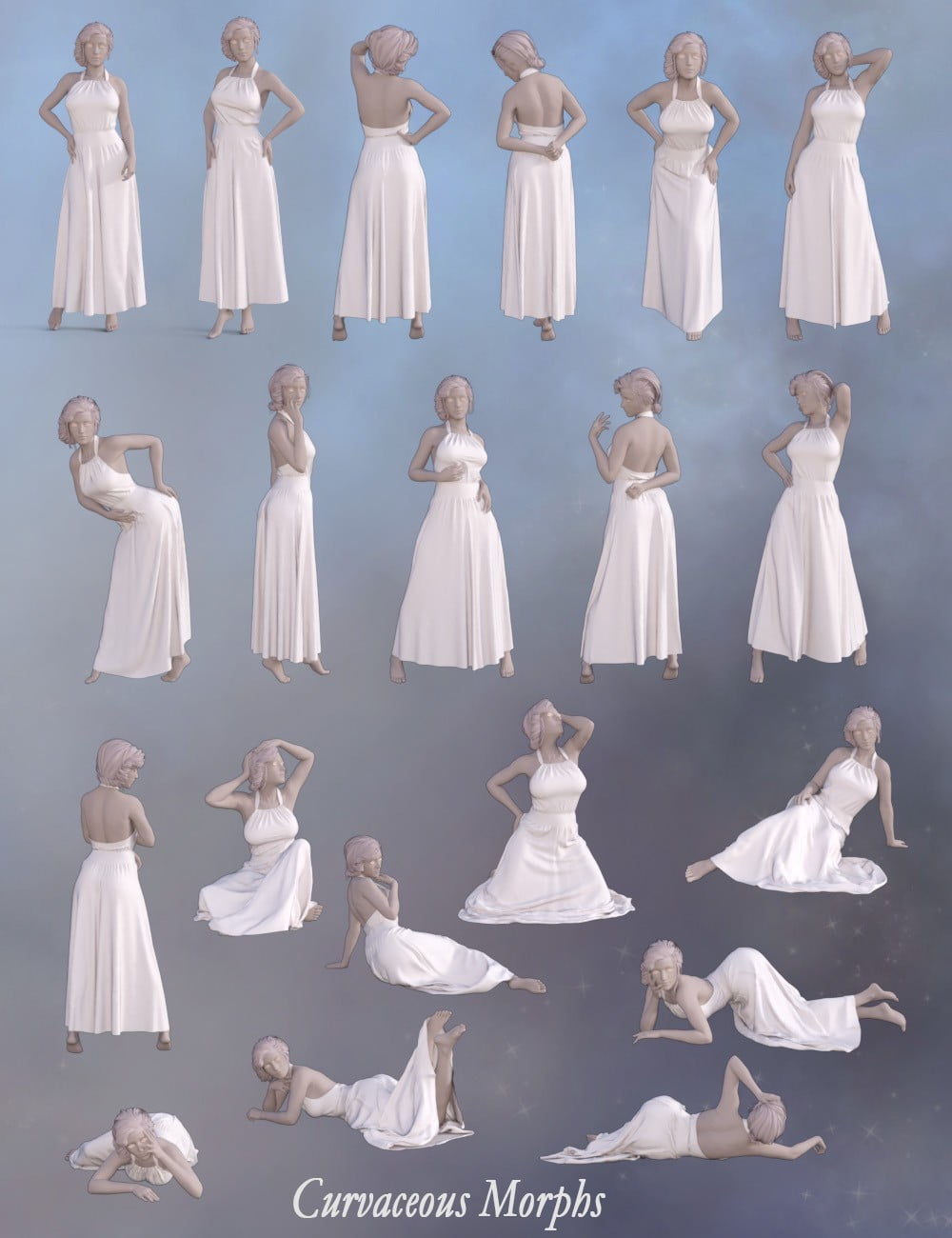Monika Dress for Genesis 3 Female(s) ⋆ Freebies Daz 3D
