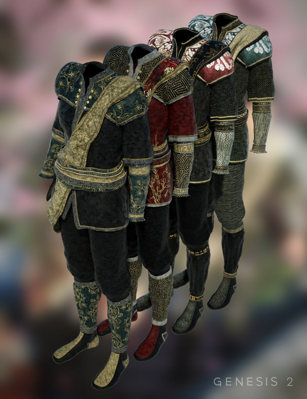 Genji Outfit Textures