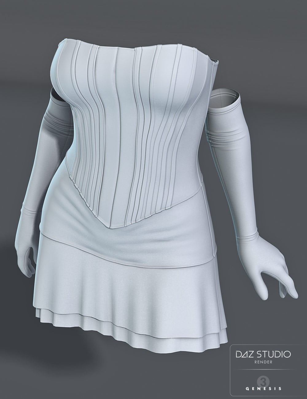 Showgirl Outfit for Genesis 3 Female(s)
