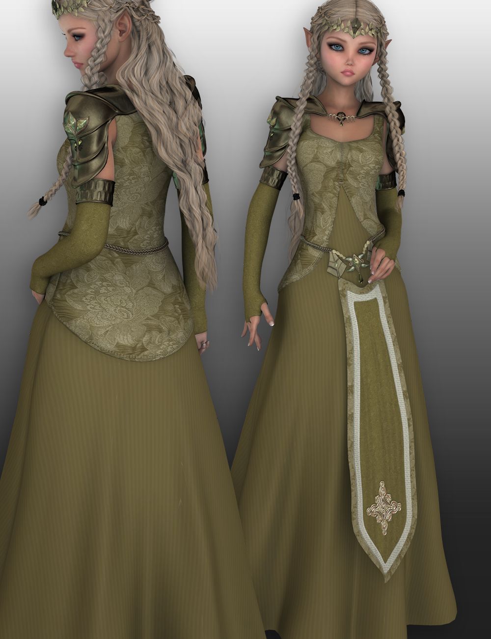 Elf Princess for Genesis 2 Females ⋆ Модели Daz3D для Daz Studio.