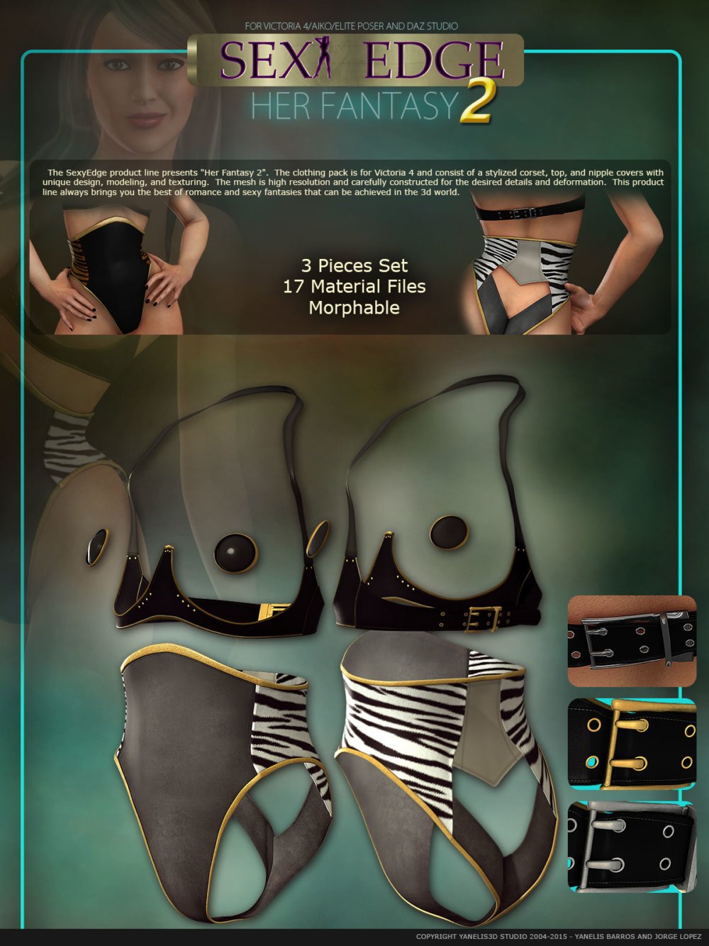 Y3DJLL SexyEdge Her Fantasy 2 V4/A4/Elite