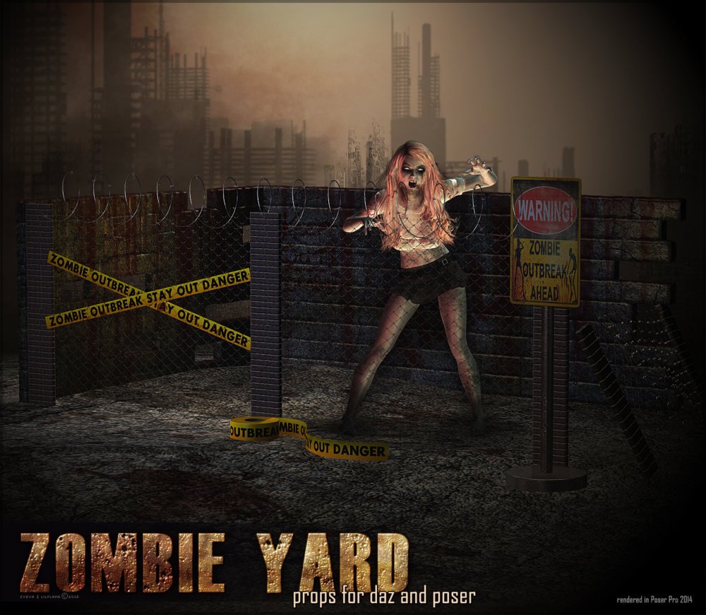 Zombie Yard Props