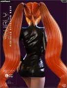 Swirly Pigtails Stylized Hair for Genesis 3 Female(s)