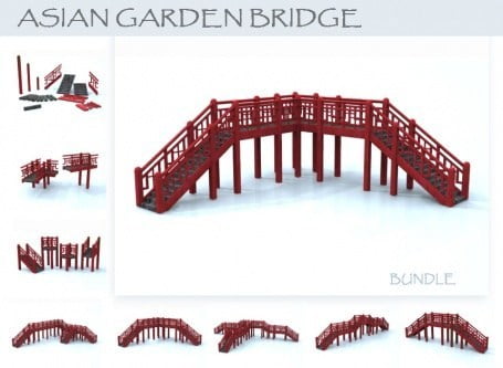 Asian Garden Bridge