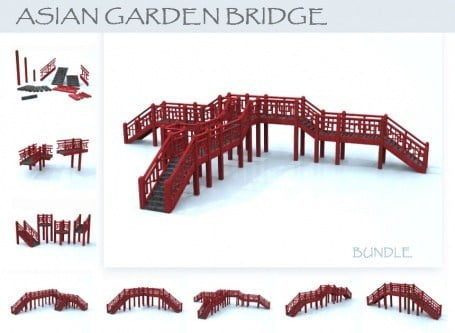 Asian Garden Bridge