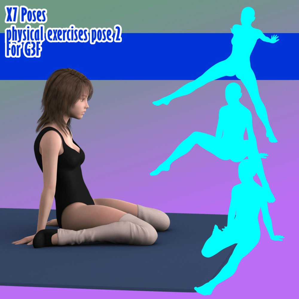 X7 Poses physical exercises pose 2 For G3F