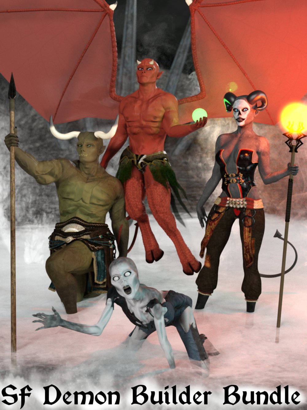 SF Demon Builder Bundle Genesis 3 Iray
