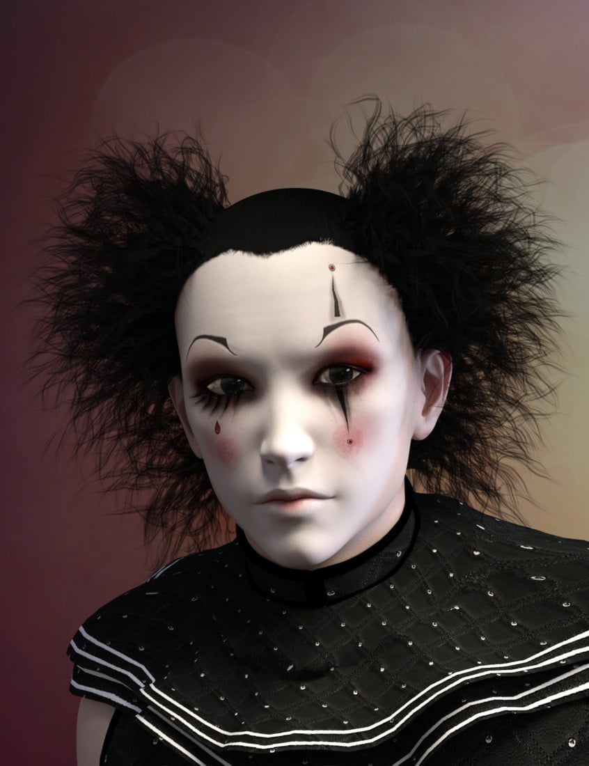 Clown Wigs for Genesis 3 Male(s) and Female(s)