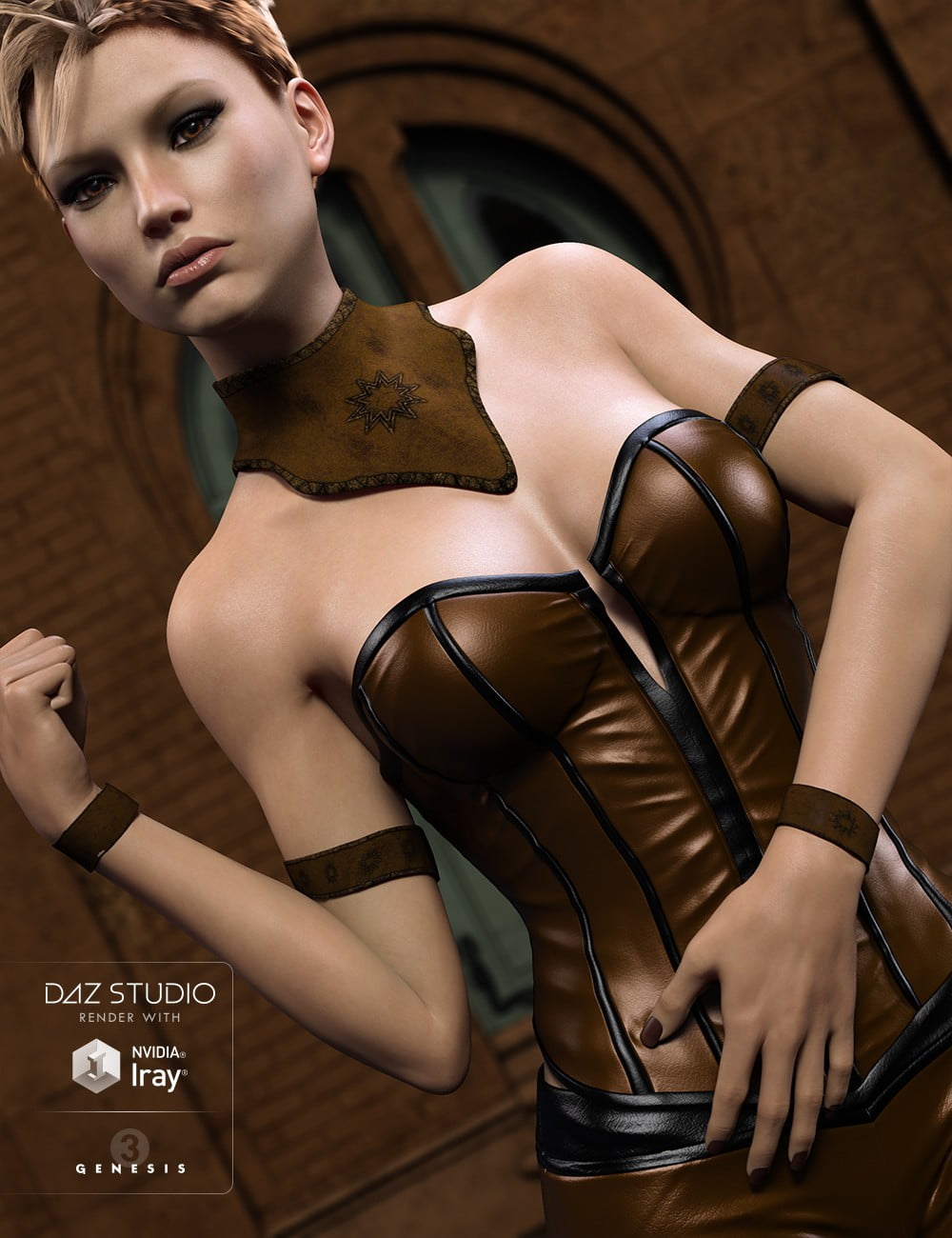 Fantasy Collar Set for Genesis 3 Female(s)