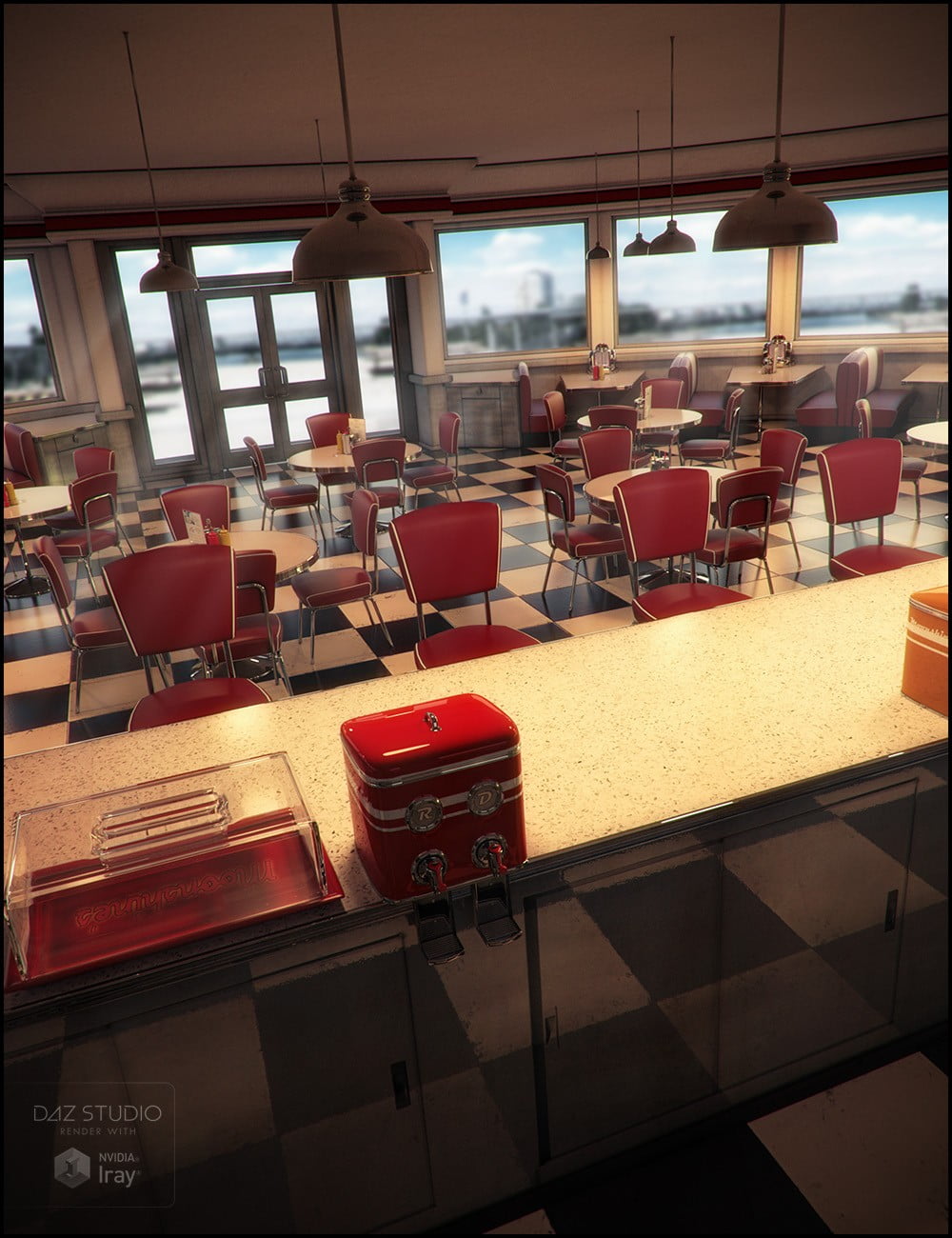 Moonshines Diner Iray Addon
