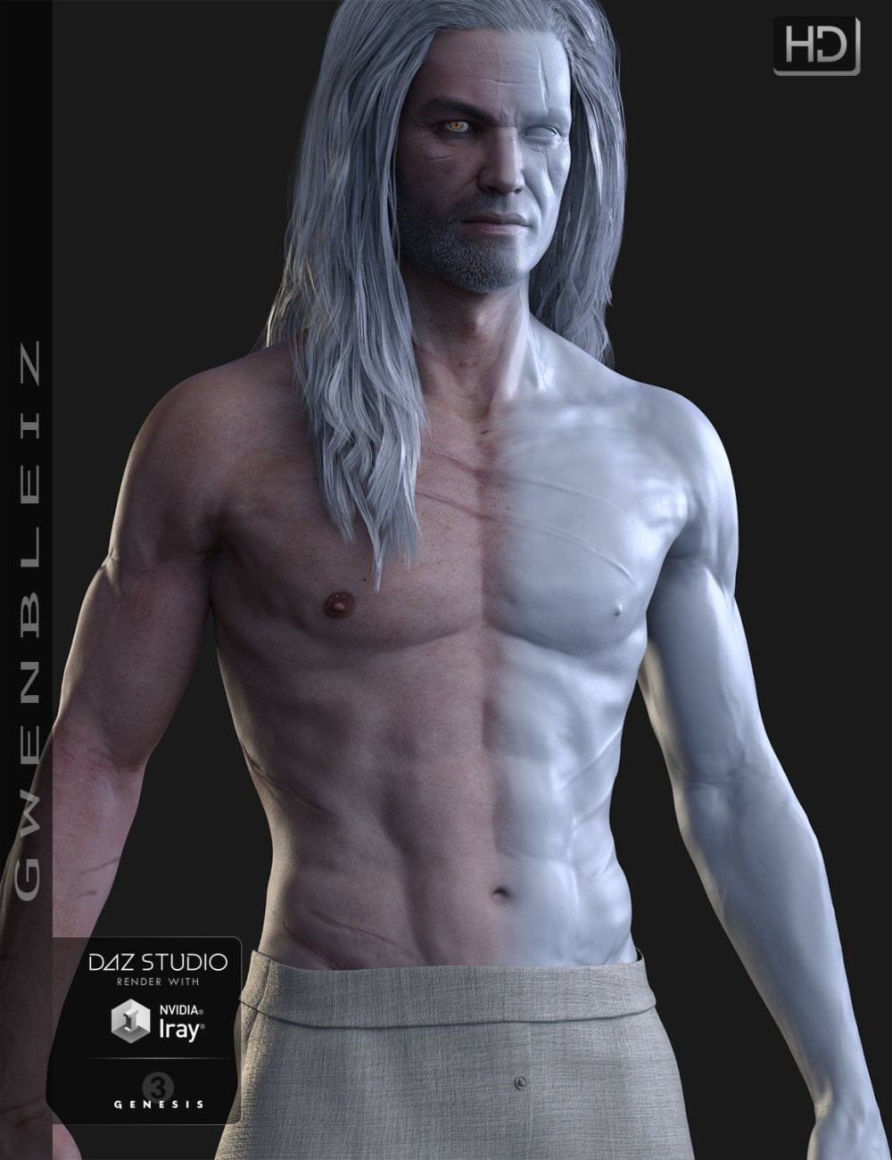 Gwenbleiz HD and Beard for Michael 7