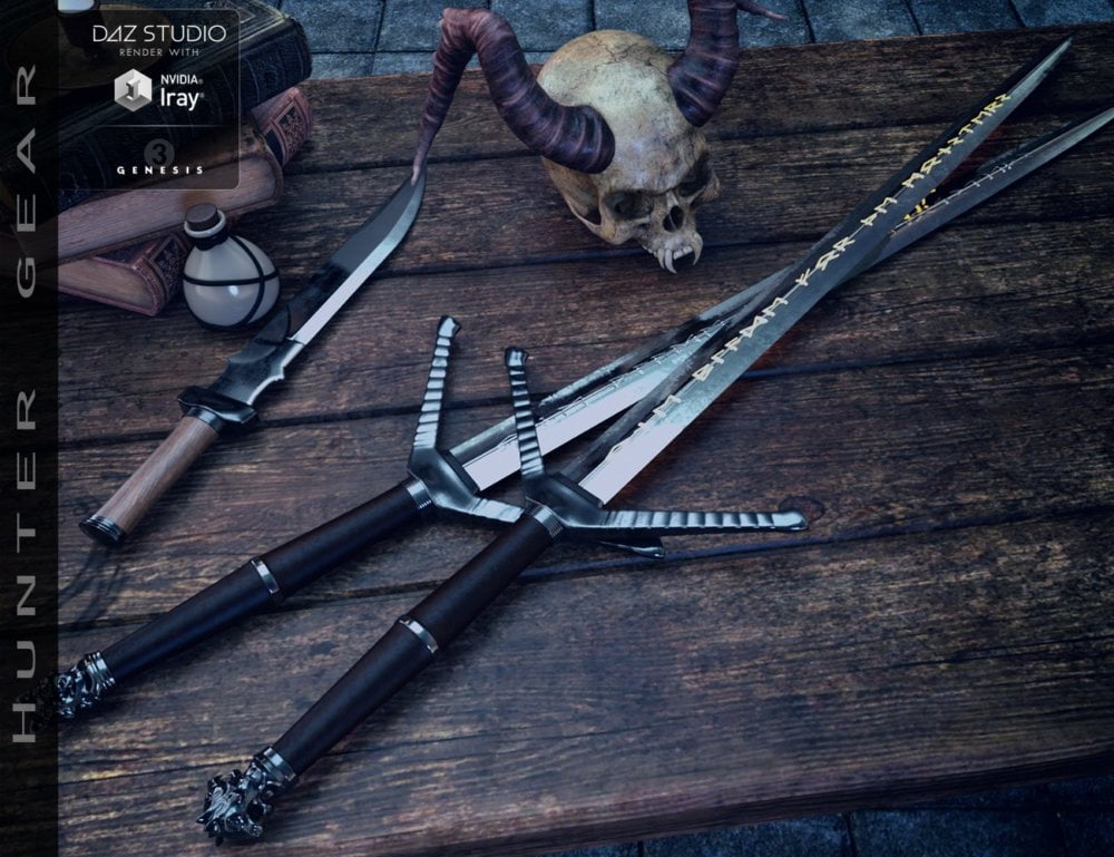 Hunter Gear for Genesis 3 Male(s)