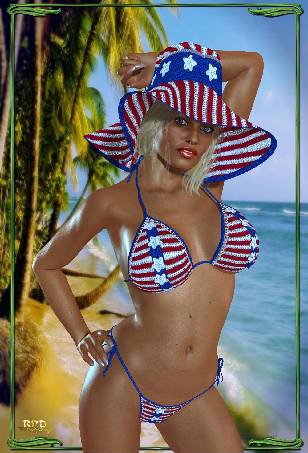 Swinging 70s for Hongyu's Bikini