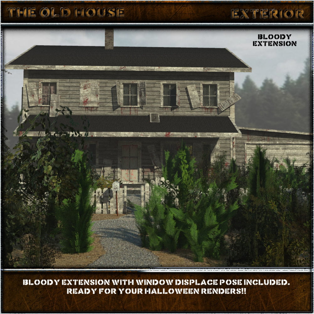 Old House Exterior & Bloody Extension