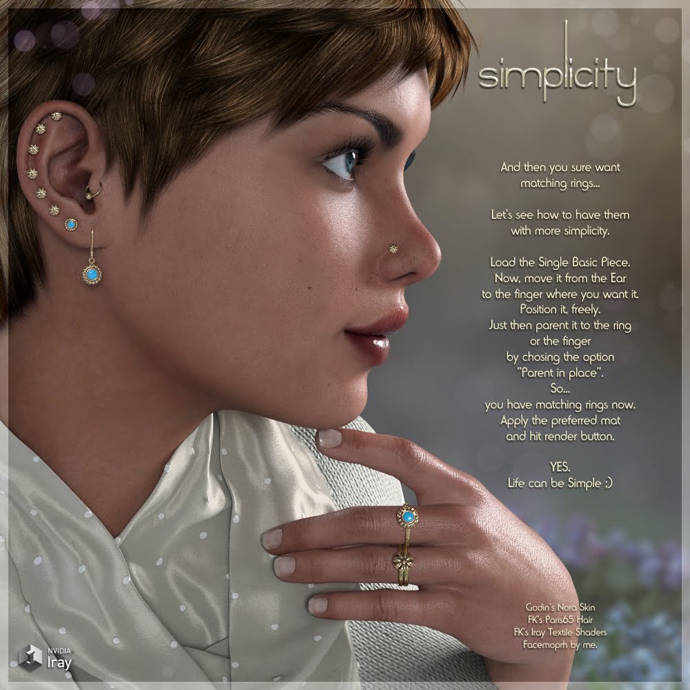 Simplicity Studs for G3F