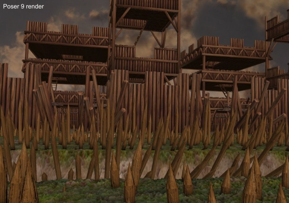 52 BC, Caesar´s Siege Of Alesia