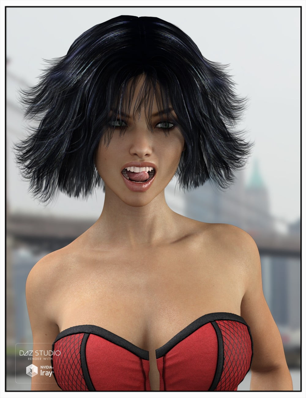 Mane Hair for Genesis 2 and 3 Female(s) and Victoria 4