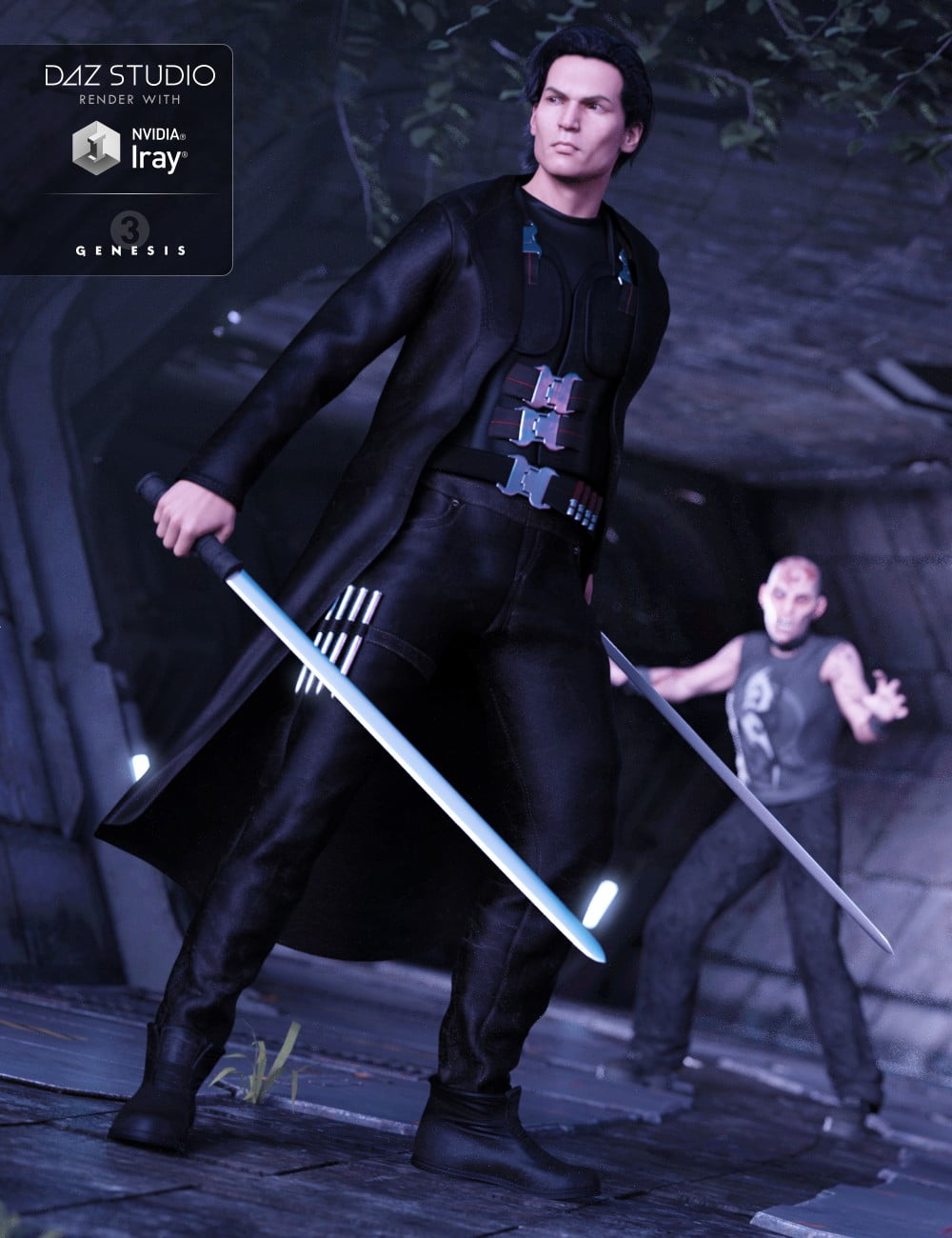 Vampire Executioner Outfit for Genesis 3 Male(s)