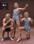 Z Volatile - Poses for Lucian 7 & Genesis 3 Male
