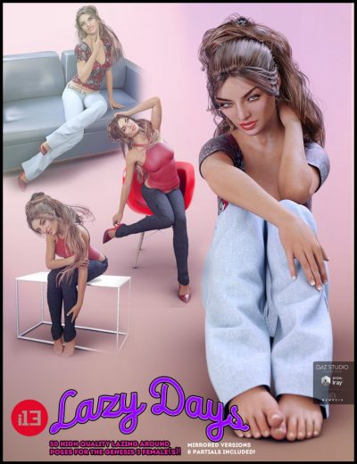 00-main-i13-lazy-days-pose-collection-for-the-genesis-3-females-daz3d-1
