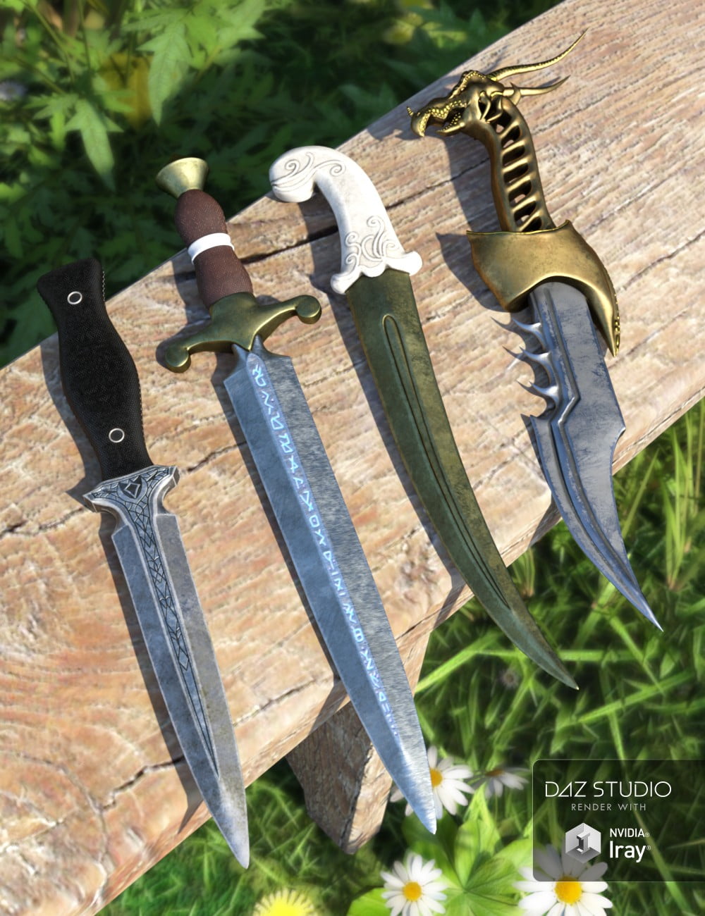 Deadly Daggers for Genesis 3 and 8 Male(s)