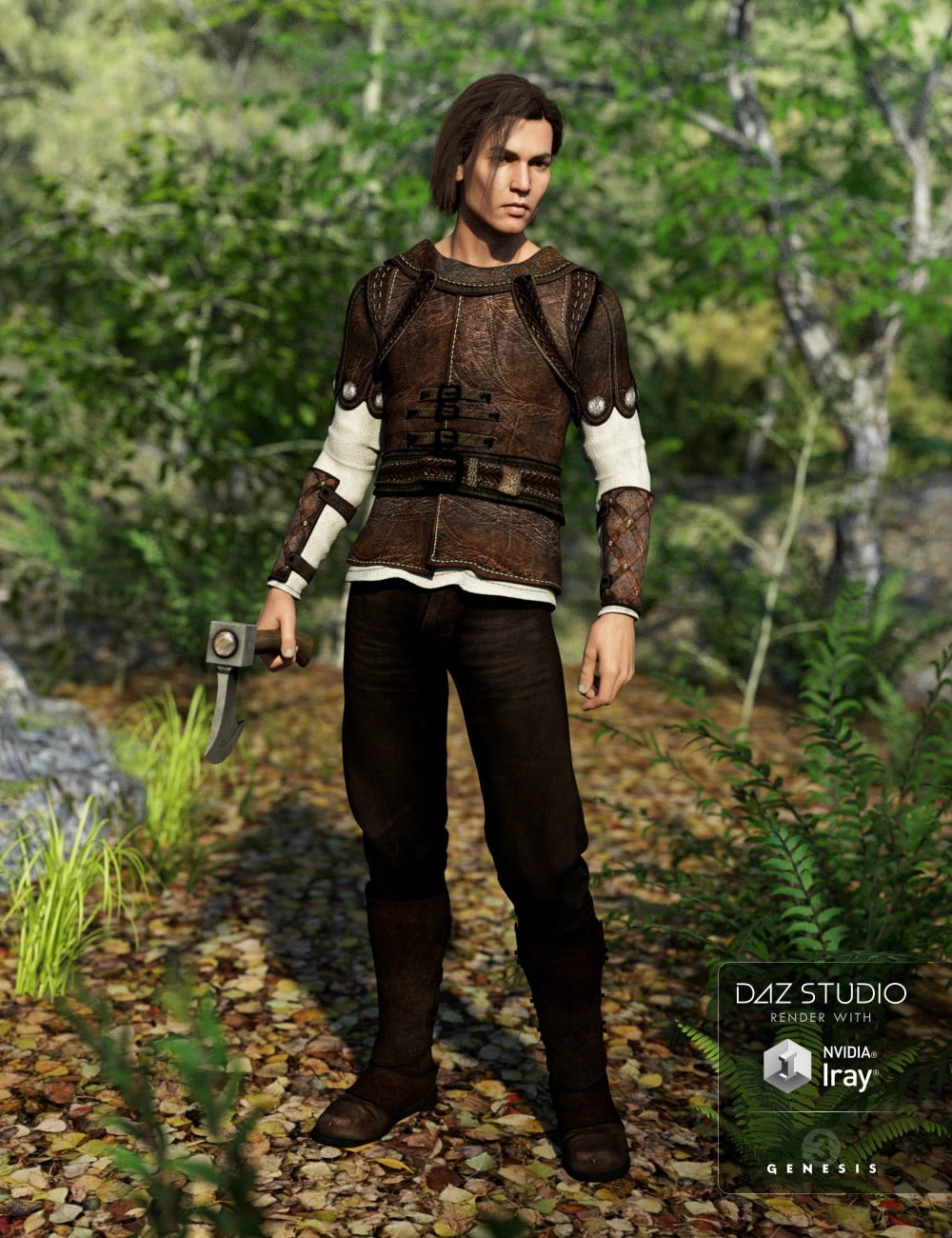 The Huntsman Outfit for Genesis 3 Male(s)