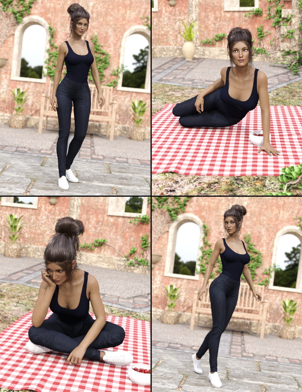 Simply Everyday Poses and Expressions for Genesis 3 Female(s)