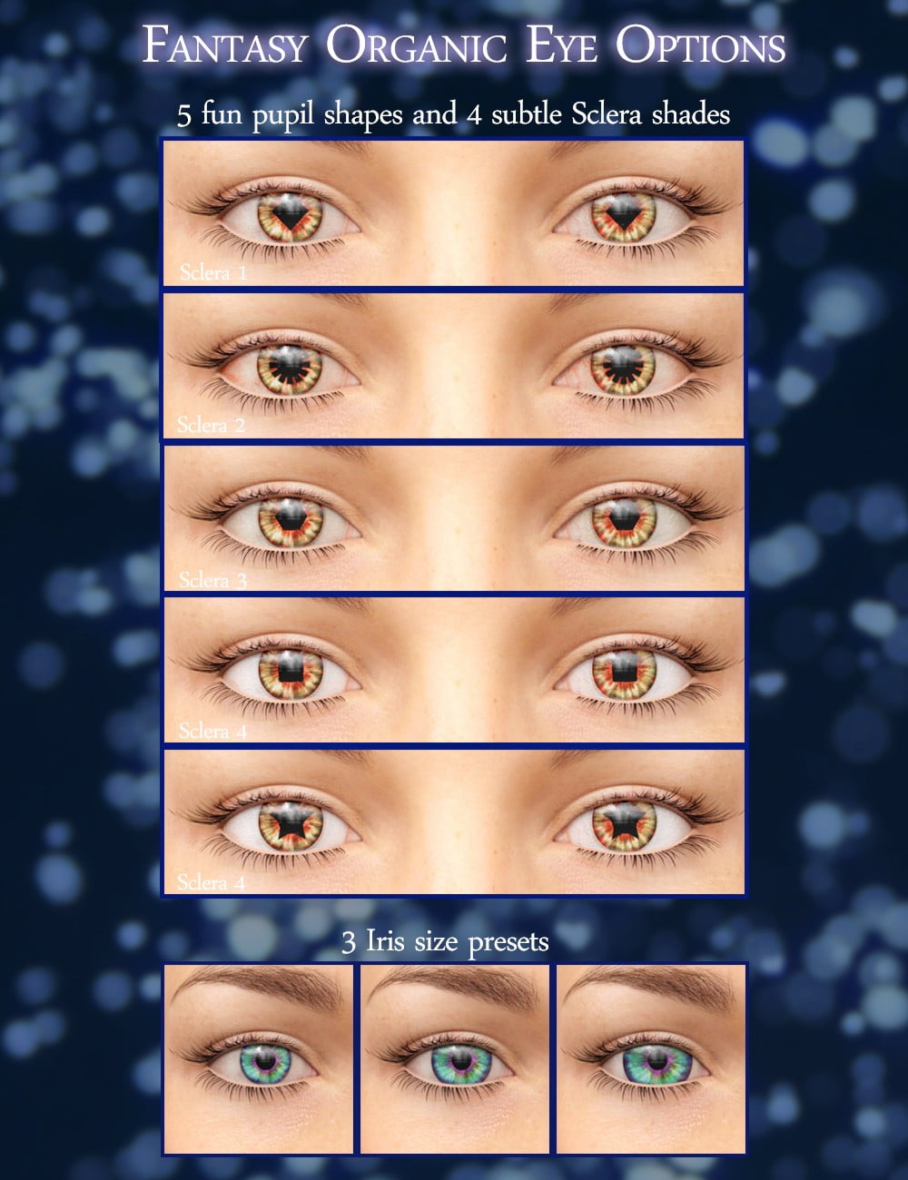 Fantastical Eyes for Genesis 3 Female(s)