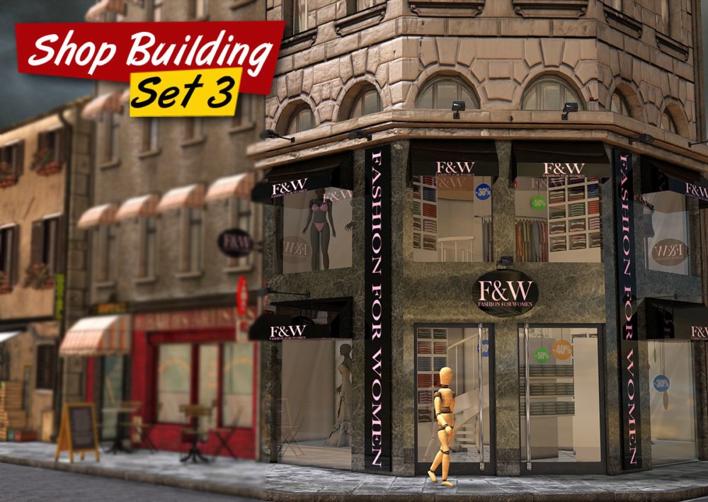 Shop Building Set 3