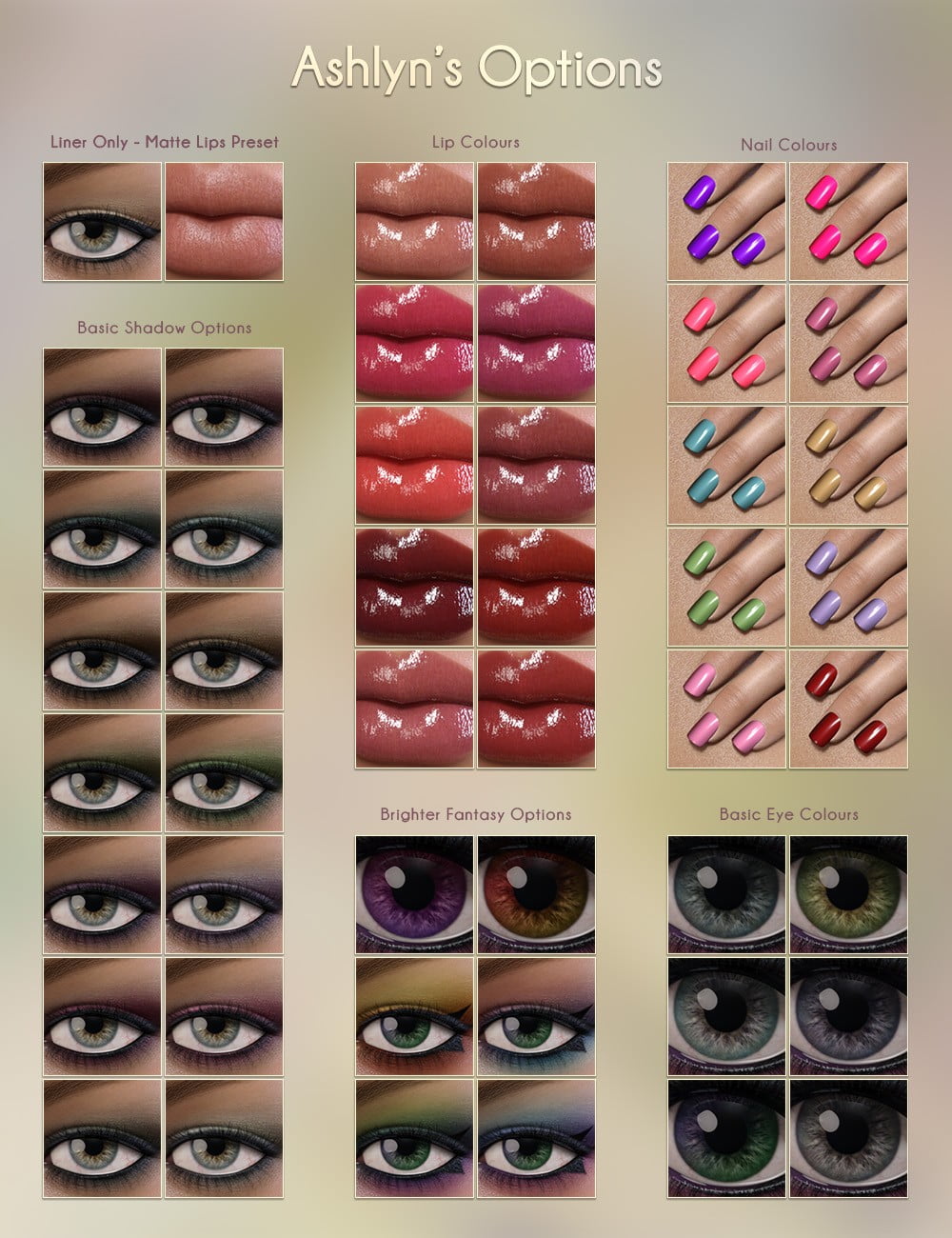 FWSA Ashlyn HD for Genesis 3 Female(s)