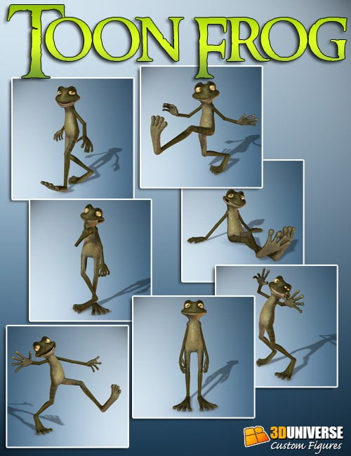 3D Universe Toon Frog