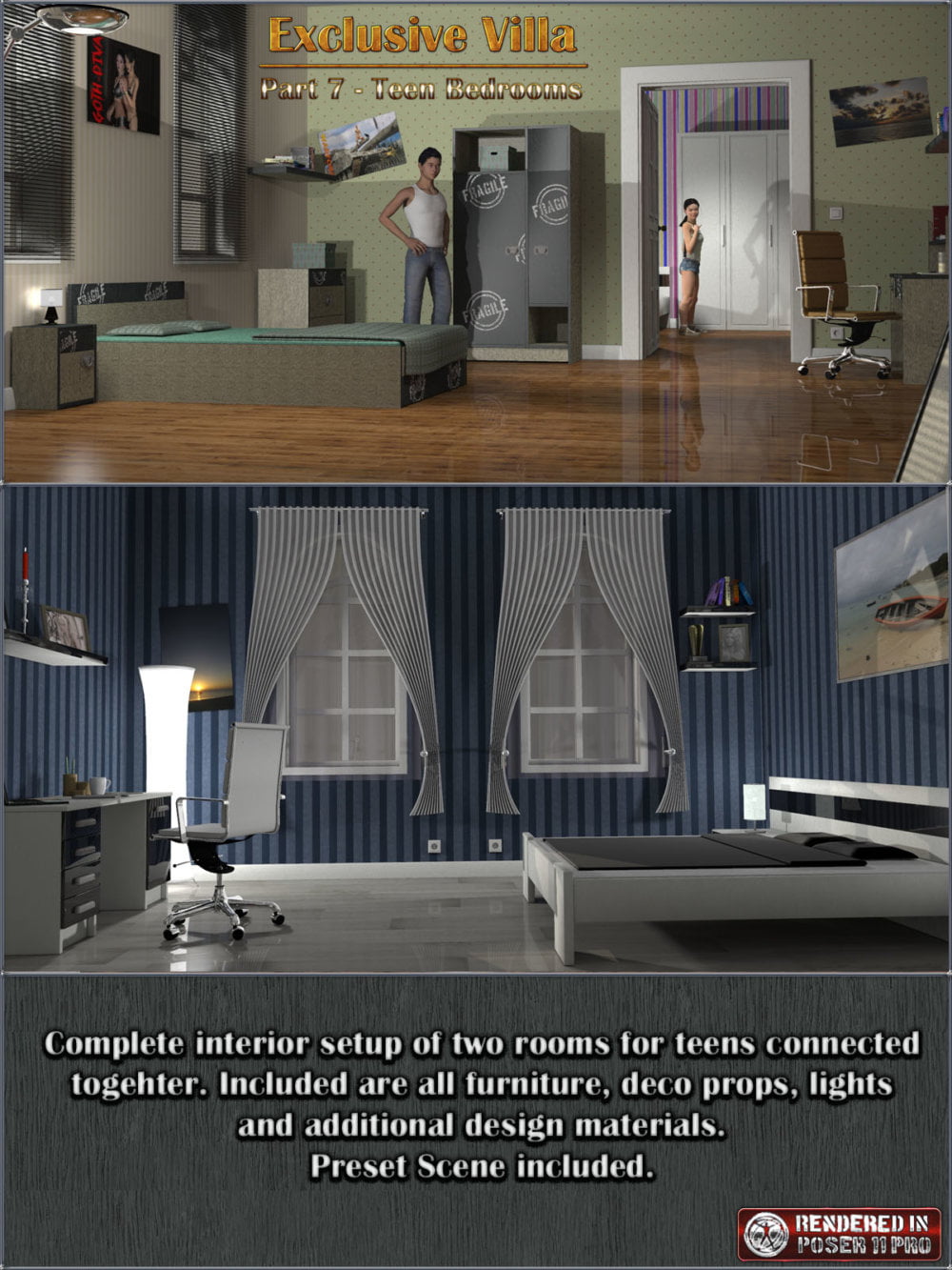 Exclusive Villa 7: Teenage Bedrooms