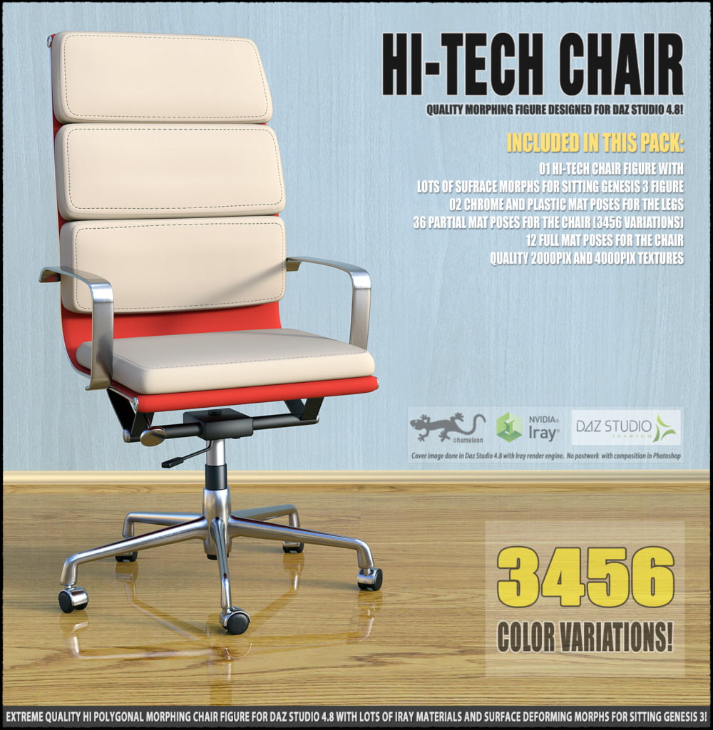 Hi-Tech Chair for Daz Studio