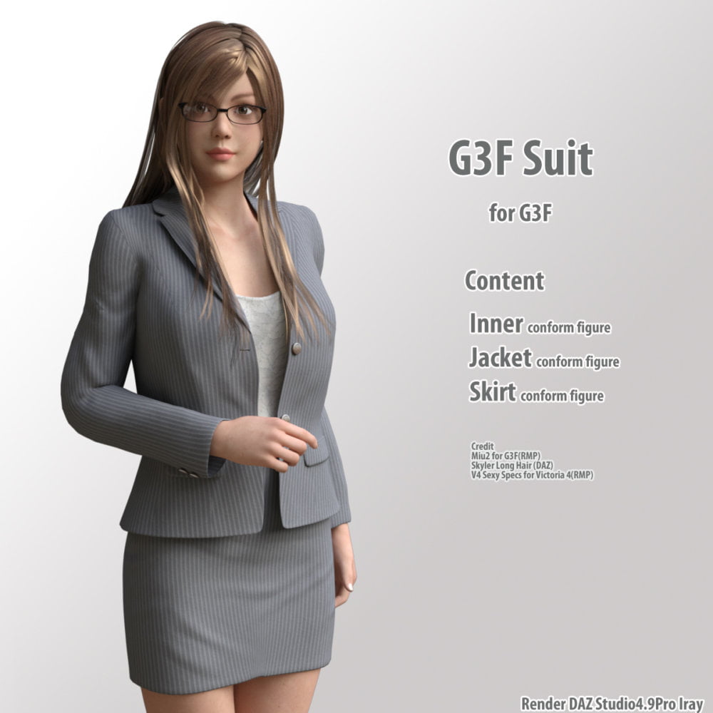 G3f Suit For G3f ⋆ Freebies Daz 3d