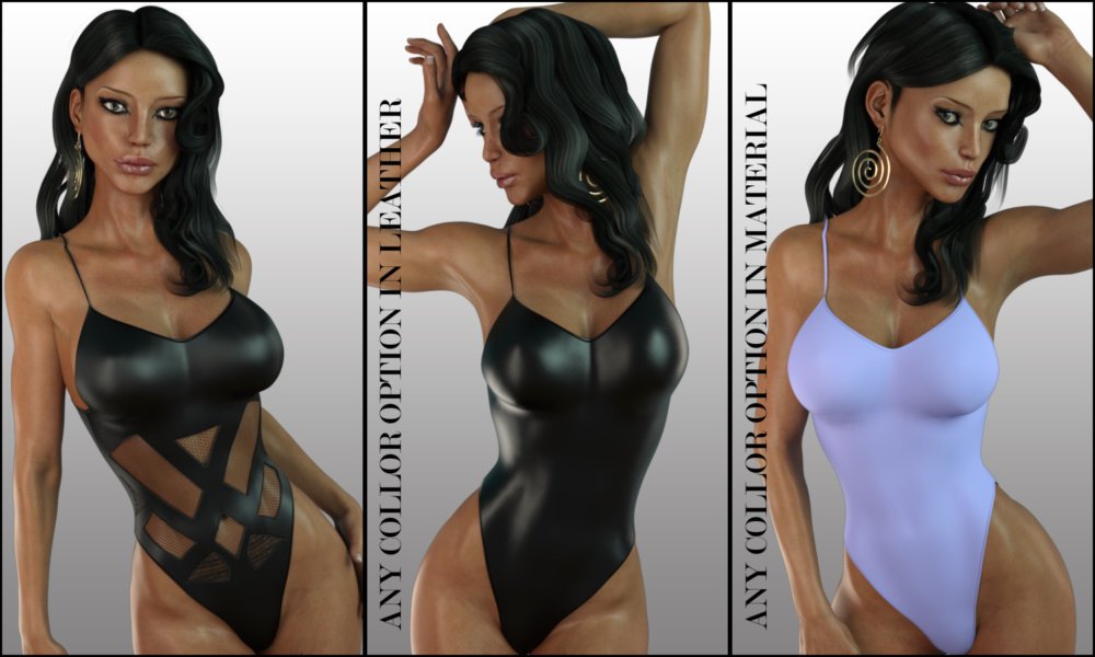 LUST - HiCut Lace Teddy for Genesis 3 Females and Nata3