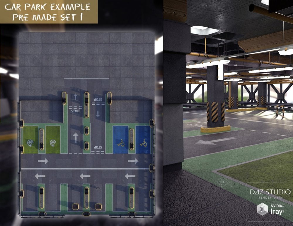 Multi Story Car Park & Construction Kit Bundle