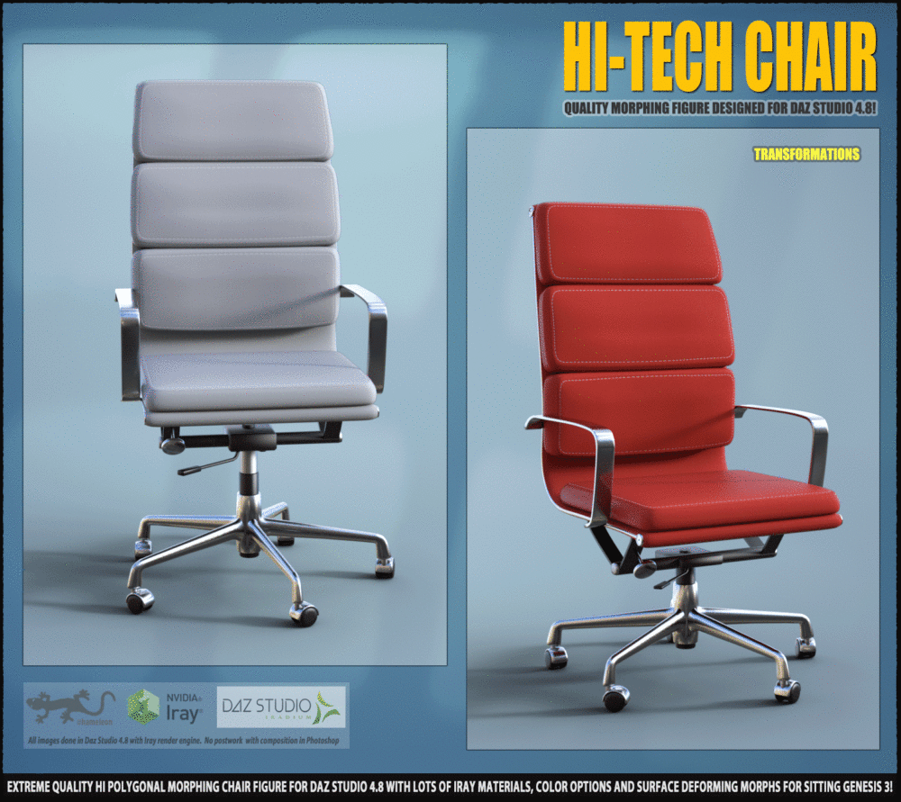 Hi-Tech Chair for Daz Studio