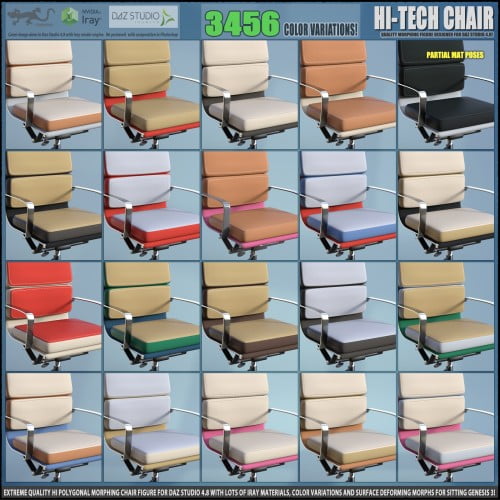 Hi-Tech Chair for Daz Studio