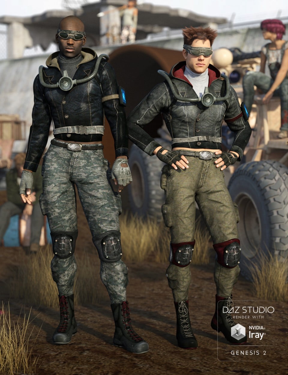 Radioactive Outfit Textures