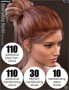 Everyday Updo Hair and OOT Hairblending 2.0 Texture XPansion