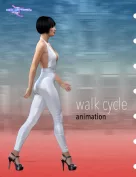 Fashion Walk Cycle Animation for Genesis 3 Female(s)